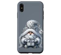 Grey GNOME Graphic In Monochrome Outfit Women Cute Christmas Carcasa para iPhone XS MAX