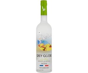 GREY GOOSE La Poire, vodka francés prémium con aroma de pera, 40 %, 100 on peras de Anjou infusionadas y destiladas, ideal para cócteles, aromas naturales, perfecto como regalo, 1 L