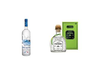 Grey Goose Vodka, 1 l & Patron Silver Tequila, 700ml