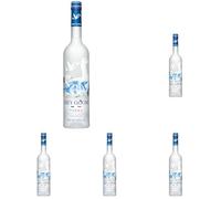 GREY GOOSE Vodka Prémium Francés, 40% vol., 70 cl / 700 ml, elaborado exclusivamente con el mejor trigo francés y agua de manantial de Gensac, en la región de Cognac (Paquete de 5)