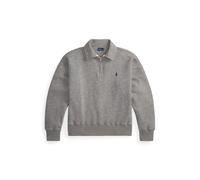Grey Jersey de felpa ligera con cremallera XXS