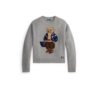 Grey Jersey de lana y cachemira con Polo Bear S