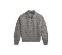 Grey Jersey tipo polo de lana y cachemira L