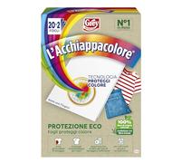 Grey L'Acchiappacolore - Protección ECO, hojas atrapa el color de la lavadora, evita accidentes de lavado, notas atrapacolor y antisuciedad, paquete de 22 hojas