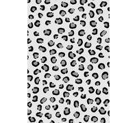 Grey Leopard Notebook: Lined Pages, Drawing Space, Animal Print Cover, Minimal Aesthetic Notebook, School Journal, Everyday Writing