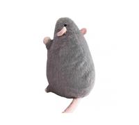 (Grey)Plush Doll for Bedroom Living Room - Adorable Rat-Plush for Any Occasion, Perfect Gift for Birthdays, Christmas, and Cozy Spaces