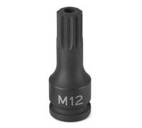 Grey Pneumatic 1112ST - Enchufe de destornillador cuadrado triple