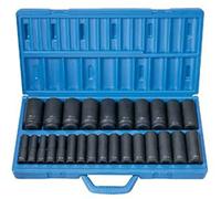 Grey Pneumatic Corp 1326MD 1/2-Inch Drive Deep Length Metric Master Set - 26 Piece by Grey Pneumatic