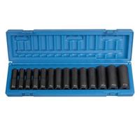 Grey Pneumatic Corp 1412MD - Juego de 14 unidades (1/2", longitud profunda)