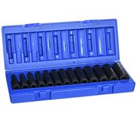 Grey Pneumatic Juego de Llaves de Vaso neumáticas de 12 Puntos, Color Gris