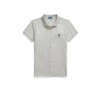 Grey Polo con tapeta abotonada XS