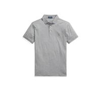 Grey Polo de algodón suave Custom Slim Fit S