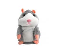 (Grey)Simulation Hamster Mouse Toy - Electric, Interactive Stuffed Animal, Perfect for Kids Playtime and Educational Fun