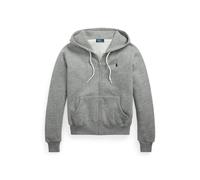 Grey Sudadera de felpa con cremallera S