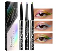 Greyghost Lápiz Delineador de Ojos Retráctil y Metálico - Gel de Alta Pigmentación, Resistente al Agua (Set A)