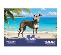 Greyhound 1000 Pieces Jigsaw Puzzles For Adults Challenging Game Stress Relieving Entertainment Exercise The Memory of The Brain for Men, Women, Elders, Seniors 70x50cm/1000pcs
