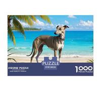 Greyhound 1000 Pieces Jigsaw Puzzles For Adults EduGatoional Games Stress Relieving Entertainment Exercise The Memory of The Brain for Family DecoRataions 38x26cm/1000pcs