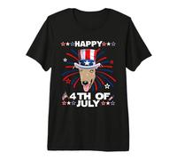 Greyhound Dog Patriotic American 4th of July Dogs Lovers Camiseta Premium
