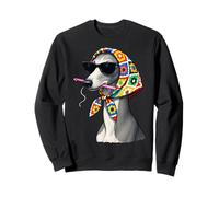 Greyhound Italian Greyhound Dog Granny - Hilo Cuadrado de Ganchillo Sudadera