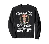 Greyhound Rocking The Dog Mom and Aunt Life Mothers Day Sudadera