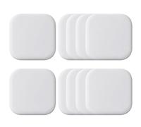 Greyoe 10 piezas Tope Puertas Suelo, Tope Puerta Manilla, Topes para Puertas, Adhesivo de Silicona Respetuoso con el Medio Ambiente Anticolisión de Colisión de Puerta (Blanco)