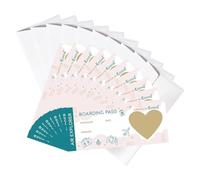 Greyoe DIY Set de Cupón de viaje - 10 Piezas, Regalos Personalizados para Regalo para Amiga, Tarjeta de Cumpleaños, Boleto de Cine, Regalo de Cumpleaños