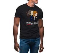 Greys Anatomy You Are My Person Kawaii Anime Camiseta de Hombre Negra Size XXL
