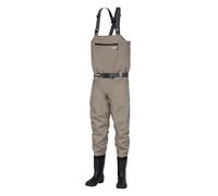 Greys Fin Botas Integradas Waders de Pesca | Vadeadores de Pecho Impermeables y Transpirables para Pesca y Caza en Río, Lago y Costa | Botas Integradas | Tirantes Ajustables
