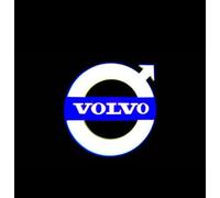 GRFIT 2 Piezas Proyector de iluminación con Logotipo LED para Puerta, Luces de Bienvenida, para Volvo XC60 XC40 XC90 S60 S90 V60 V40, decoración de luz de proyector láser para Puerta,A