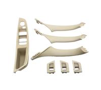 GRFIT Automóvile Manijas Puerta Manija Del Panel Interior Puerta Del Pasajero Coche LHD Cubierta Embellecedora De Tirar 51417225865 Para BMW F10 F11 F18 520 523 525 528 (Color : LHD Oyster 7pcs)