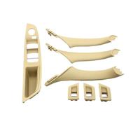 GRFIT Automóvile Manijas Puerta Manija Del Panel Interior Puerta Del Pasajero Coche LHD Cubierta Embellecedora De Tirar 51417225865 Para BMW F10 F11 F18 520 523 525 528 (Color : LHD Beige 7pcs)