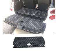 GRFIT Cubierta de Maletero de Cuero Resistente al Agua para Smart Fortwo 451 453, Alfombrilla para Puerta Trasera, Alfombrilla para Maletero, Alfombrilla para Puerta Trasera, Almohadilla,451