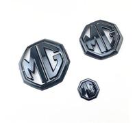 GRFIT Etiqueta engomada del Emblema del Coche para MG 6 MG ZS Emblema del Cuerpo Insignia Calcomanía Emblema de personalización de automóviles,Black