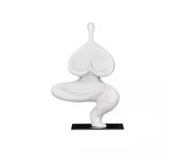 GRFIT Libreria Desktop Decor Figura Abstracta de Yoga de Lujo Moderna, Adorno de Entrada, Mueble de TV, decoración del hogar for Sala de Estar Titolare Desktop Offic Decor