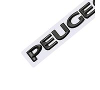 GRFIT Logo de decoración de Letras de Coche Veloce, para Peugeot 107 206 207 208 308 307 407 508 2008 3008 reemplazo 3D Logo de Pegatina de Coche,Black