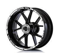 GRFIT Pegatinas Reflectantes para Rueda de Motocicleta, calcomanía para llanta de Scooter, Cinta a Rayas, Accesorios para Xmax Xmax 125 250 300(Style 4)