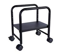 GRFIT Soporte de CPU PC MainFrame Soporte de Soporte de Acero CPU, Portador de Host de PC con una Carga de 28 kg, Soporte de Torre de PC móvil con Lanzador de Bloqueo