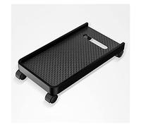 GRFIT Soporte para CPU Soporte de CPU multifunción, Soporte de mainframe de PC móvil con Ruedas CPU Soporte Carrito, Castros de Bloqueo PC Rack Ralling (Negro) Soporte para Ordenador Torre