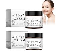 Grgowe 2PC Crema Orgánica De Ñame Silvestre,Crema De Ñame Silvestre Enriquecida Orgánica,Wild Yam Cream,Crema De Ñame Salvaje Para El Equilibrio Hormonal,Para Alivio De Las Pms y La Menopausia
