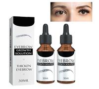 Grgowe 2PC Fluido Para El Crecimiento De Las Cejas,Mejorador De Cejas Tratamiento Nutritivo Engrosador Reparador De Cejas,Estimula El Crecimiento Del Cabello,Las Pestañas y Las Cejas,La Barba
