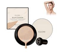 Grgowe Moisture Cushion,Cushion CC Cream,Makeup Full Coverage Foundation,Corrige Imperfecciones,Aporta Luminosidad E Hidratación,Unifica El Tono De La Piel Y Es Apta Para Todo Tipo De Pieles-Natural