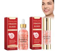 Grgowe Suero Antiarrugas Sangre De Dragón+Crema Facial De Sangre De Dragón,Retinol Placenta Royal Dragon Blood Cream,Crema De Sangre De Dragón De Placenta De Retinol,Reducir Las Líneas De Expresión