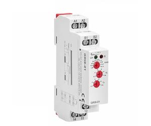 GRI8-01/02 Relé de monitoreo de corriente 0.5A 1A 2A 5A 8A 16A ACDC24V-240V Relé de protección contra sobrecorriente y subcorriente 1 Uds (Color : GRI8-01 OverCurrent, Size : 0.8-8A)