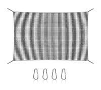 Grid de Escalada Colgante - Grid de Seguridad para la Cuerda para Patio de recreo, Red de Escalada Reforzada | Neta de Aventura de Doble Capa con 4 Ganchos de Seguridad adicionales para el Patio