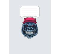 Grid Gorilla: Graph Paper Notebook with Gorilla in a Cap - 120 Pages, 8.5 x 11 Cool Grid Journal for Math, Sketching & Ideas