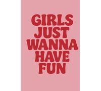 Grid Notebook - 5.5x8.5”Girls Just wanna have fun 5mm Squares | Minimalist Aesthetic Notebook for Everyday Notes, Sketches & Ideas: Perfect for ... - Matte Hard cover notebook - 75 pages