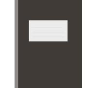 Grid Notebook: Simple Black, Grid (8.5 x 11 in, 100 Pages), Journal, College, High School, Essential, University