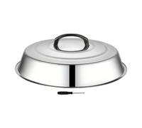 Griddle Basting Cover Dome | 12 Inch Stainless Steel Round Heat Retention | Griddle Melting Dome for Kitchen Cooking Outdoor BBQ Flat Top Grilling Backyard Party