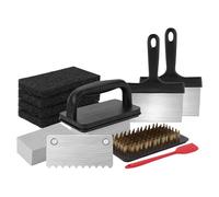 Griddle Stone Cleaning Kit, Heavy-Duty Grilling Pads, 24,5 x 17 x 11 cm, multiuso cocina Utensils, para barbacoa Cleaning, Picnic, Beach, Camping Accessories, Durable Scrubbing Tools