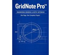 GridNote Pro™ - micro-grid notebook with 6x9 note section | 1x1 mm graph paper + notes: 96 Pages Structured Grid & Note Layout | Perfect for DIY Projects, Sketching, and Technical Planning